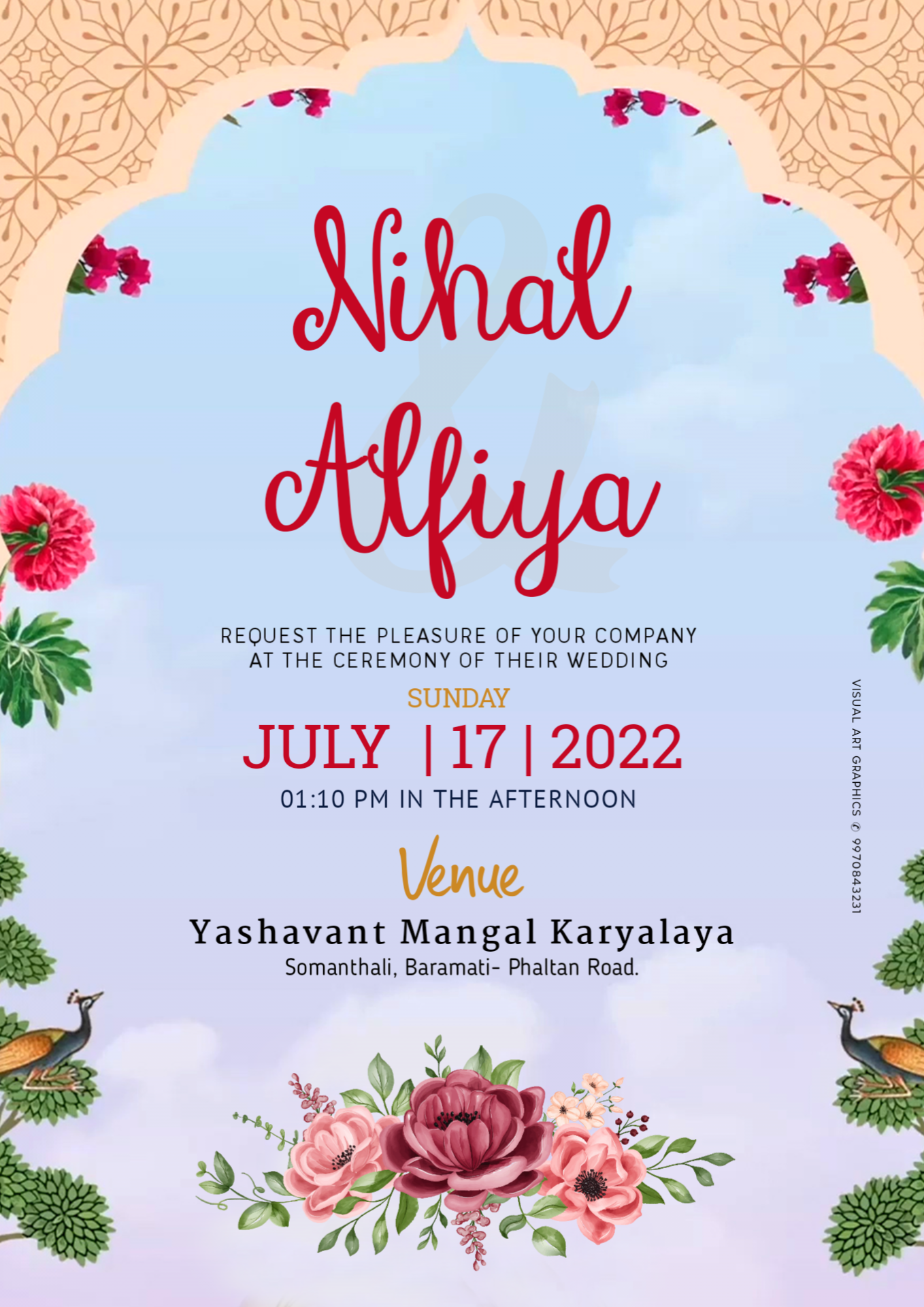 English Wedding Invitation PLP File 2025