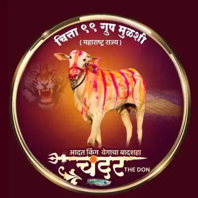 Bailgada Sharyat Marathi Logo Design PLP File 2025