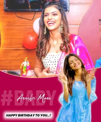 Girl Birthday Banner Design PLP File