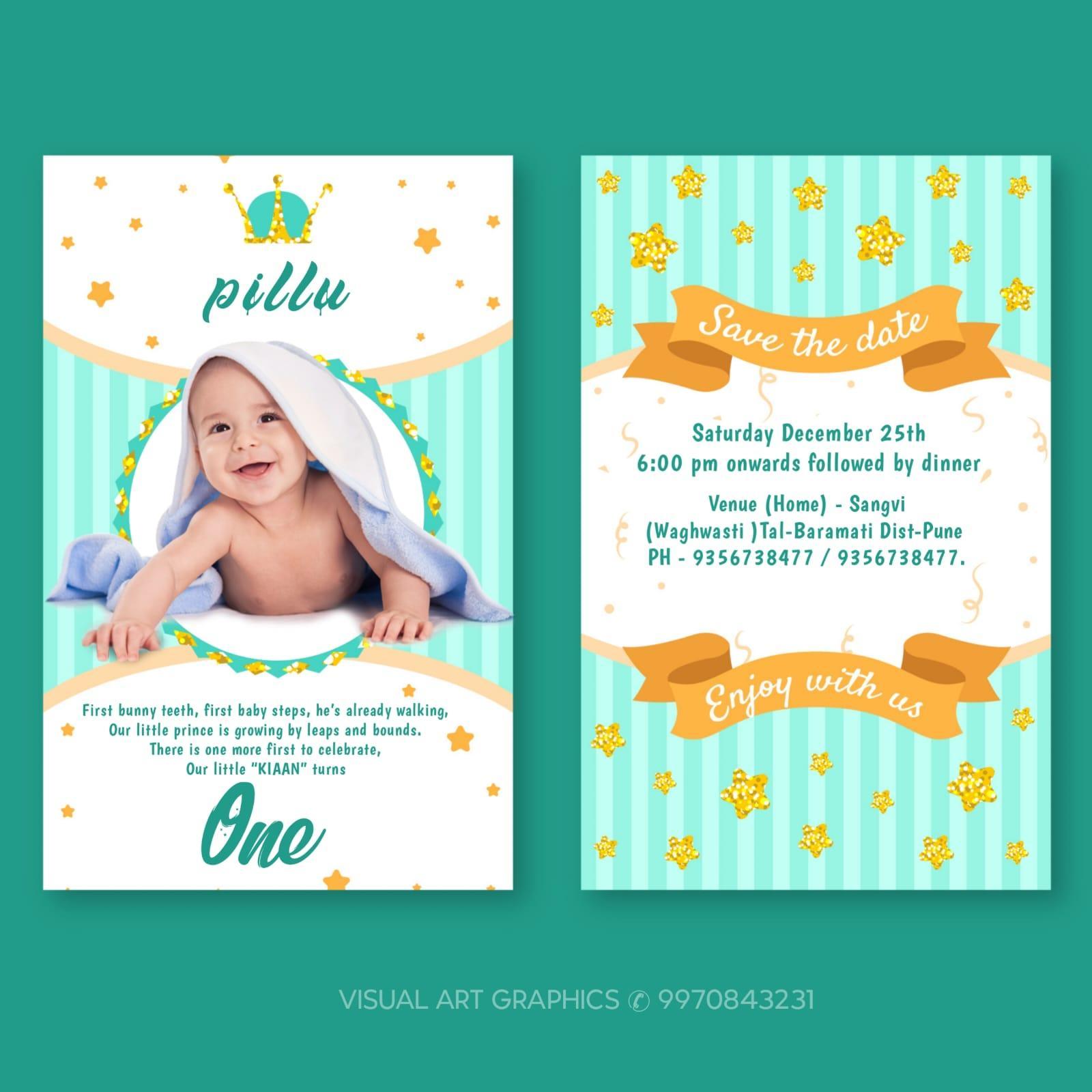 First Birthday Design Free PLP File